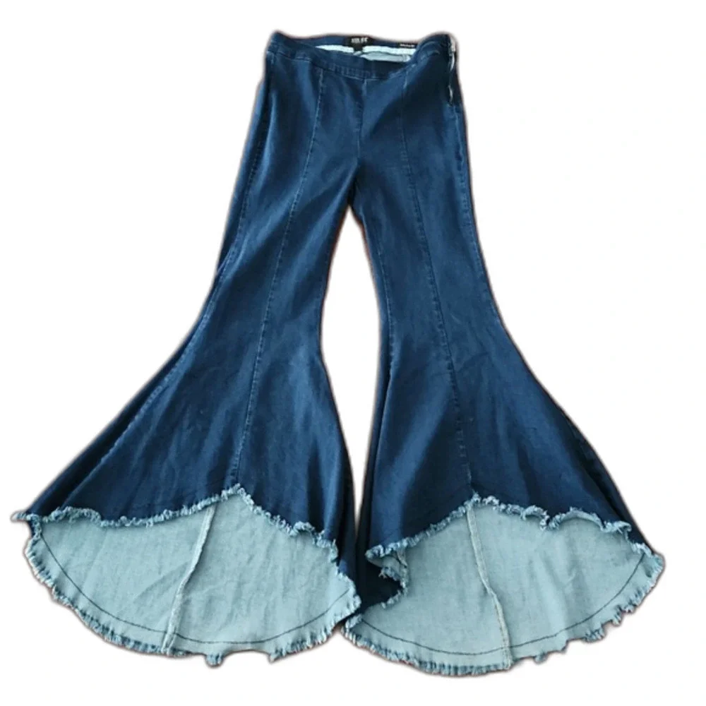 Judy Blue Super Flare Fit Pull On Jeans, Dark Wash Blue, Size 7/28, JB8486 - Picture 4 of 11